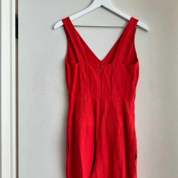 10 Crosby Derek Lam x Intermix Red Jumpsuit